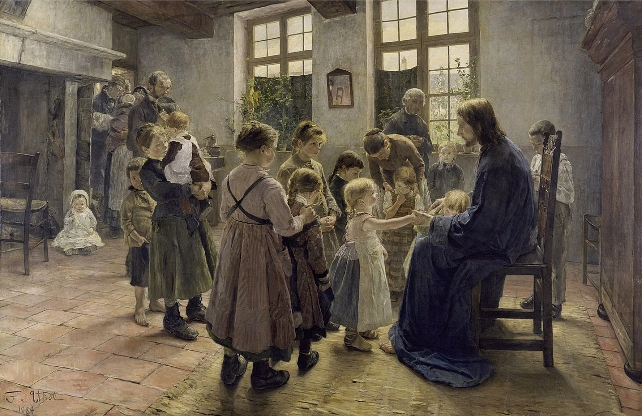 Lasciate che i bambini vengano da me, 1885